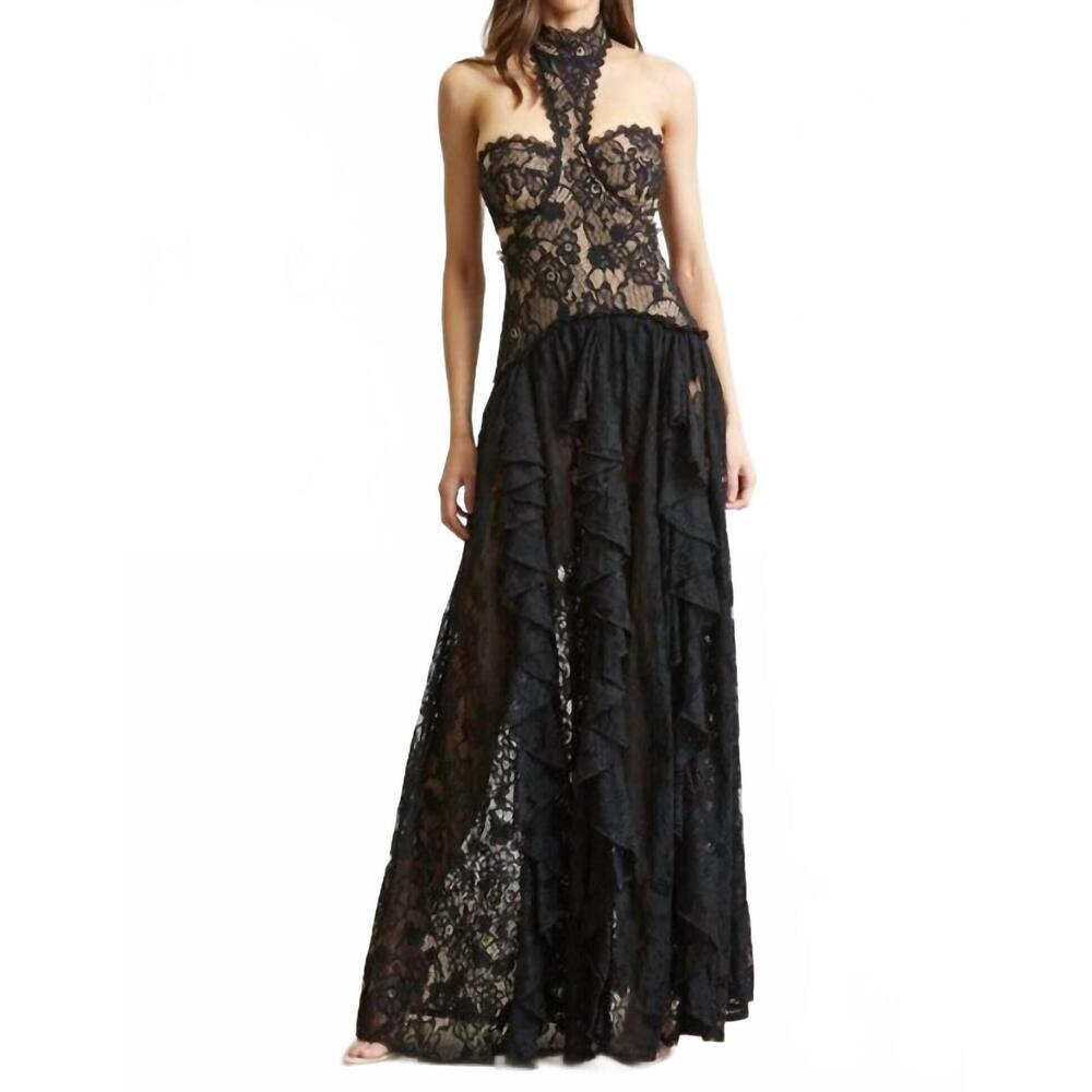 NEW BLITHE anaya maxi dress in black